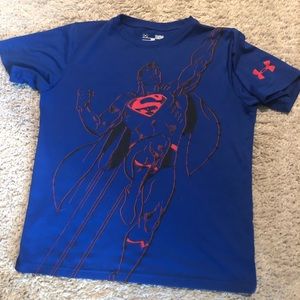 Under Armor - Youth Large - Superman T-shirt